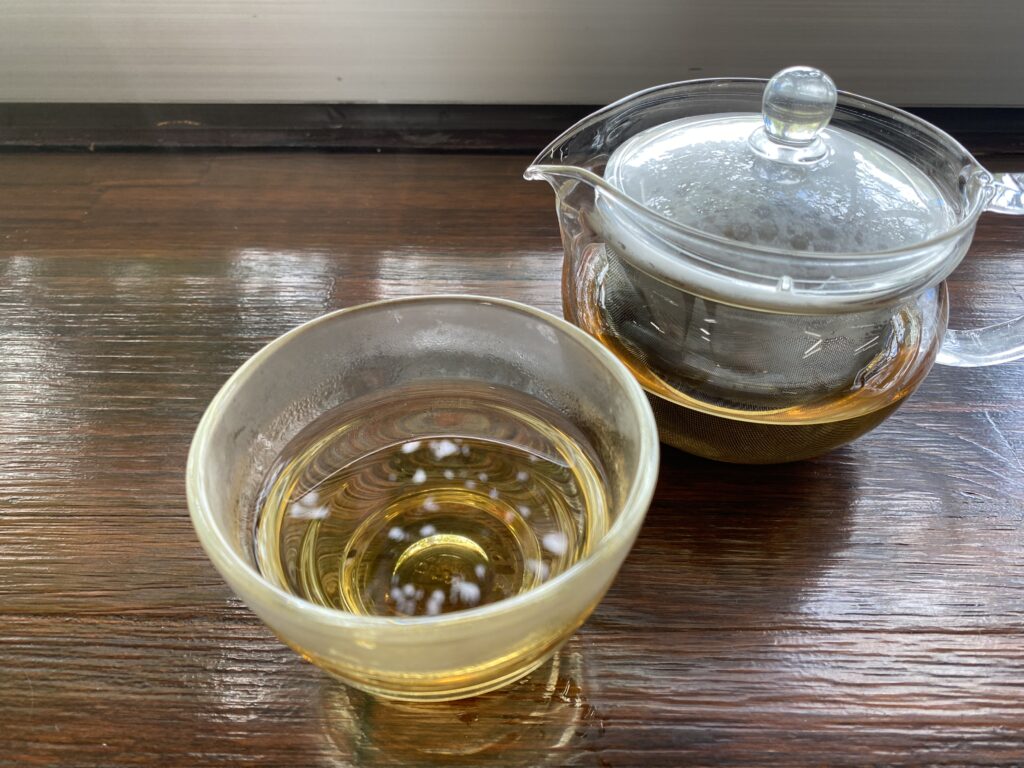 薬草茶の味