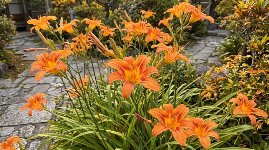 秋の忘れ草(アキノワスレグサ)とはユリ科ワスレグサ属(分類によってはススキノキ科)に属する常緑の多年草です。