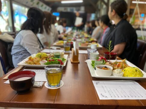 【開催レポート】見て、触れて、味わう！学校給食研究協議会の皆さまと過ごした「薬草体験ツアー」